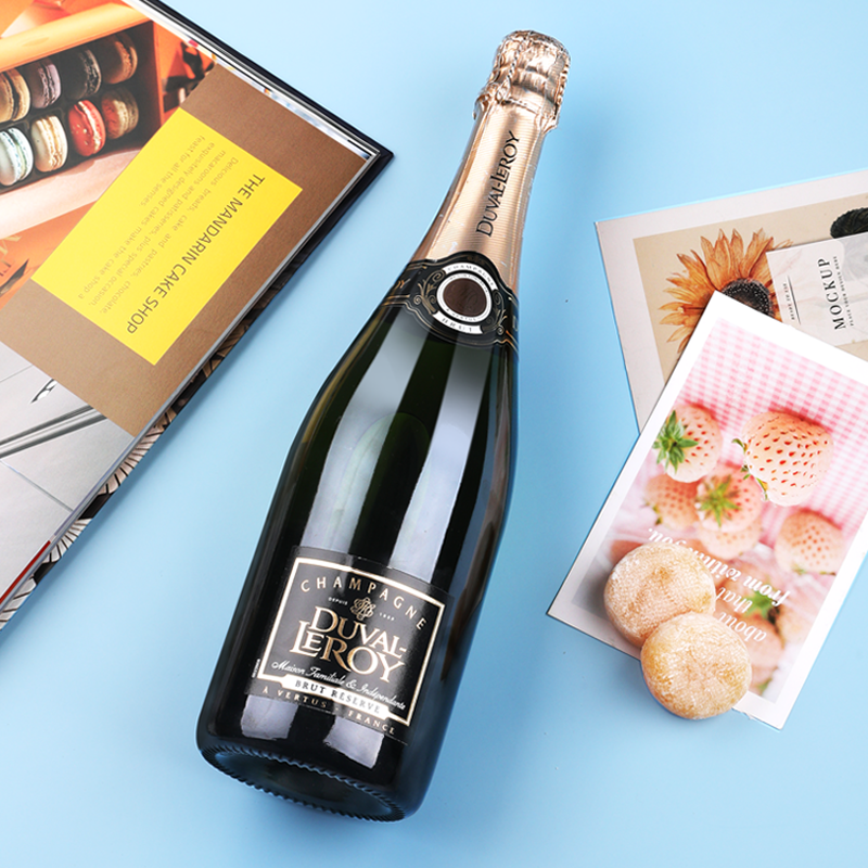 十大香槟】法国进口杜洛儿花语香槟 duval leroy 年货 杜洛儿香槟一瓶