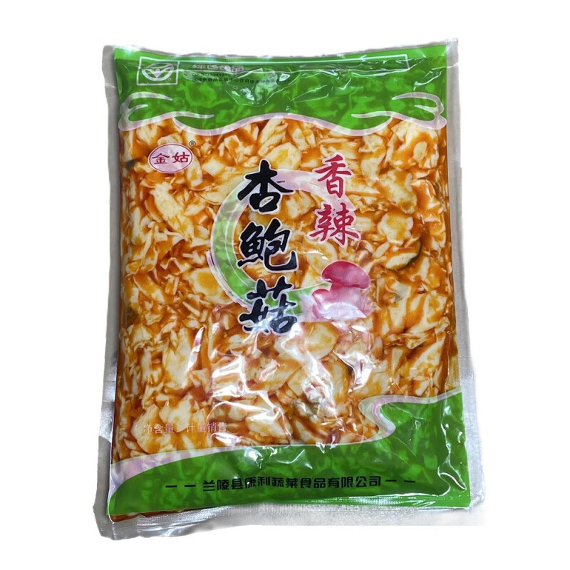 金菇香辣杏鲍菇2.2kg咸菜袋装下饭菜金针菇整箱即食大包装咸菜 2