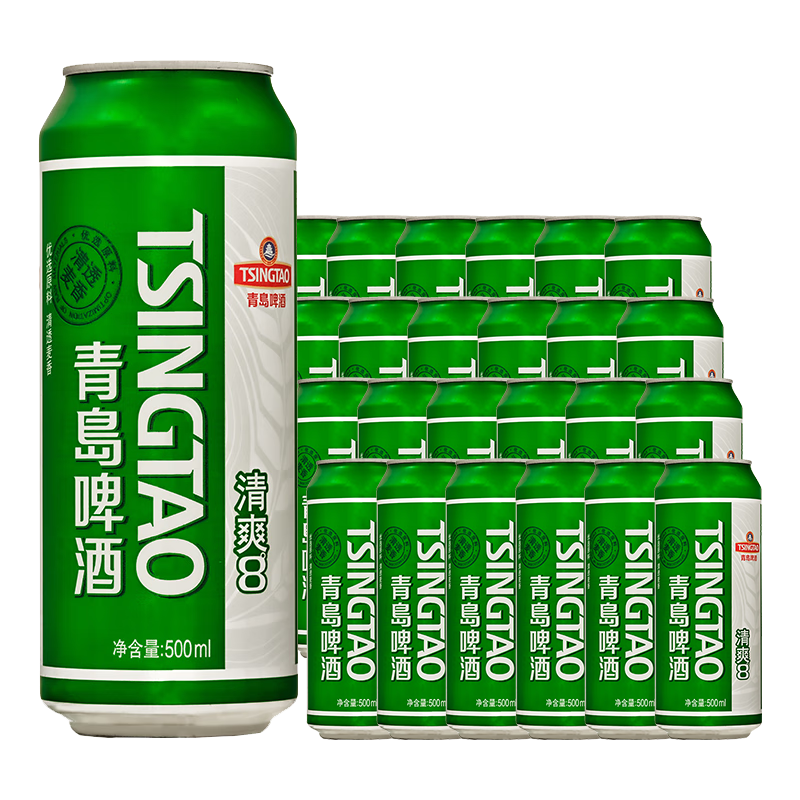 TSINGTAO/�ൺ ����8�� 500ml 24�� 80.14Ԫ