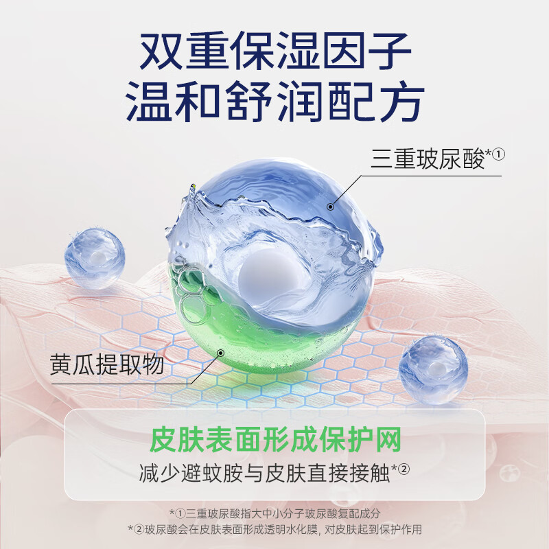 拜灭士基孔肯雅热花露水户外防驱蚊白纹伊蚊液水喷雾避蚊胺 【含玻尿酸】保湿户外驱蚊100ml