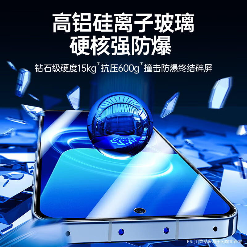 小寸心华为优畅享50钢化膜华为优畅享50Plus保护膜华为优畅享30E高清防爆防指纹手机膜抗蓝光贴膜 华为优畅享50高清1片