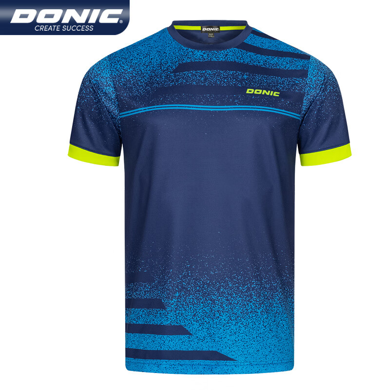 多尼克多尼克乒乓球服圓領(lǐng)短袖男女款速干運(yùn)動(dòng)比賽服訓(xùn)練 83234-寶藍(lán)178-1件_背后無LOGO L