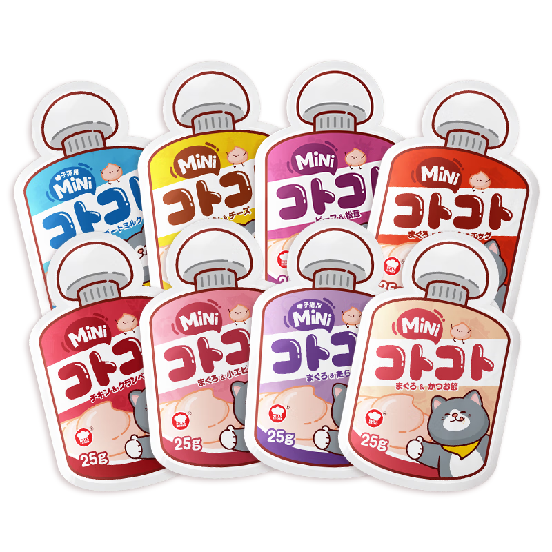 地狱厨房（Hell's Kitchen）猫条经典咕噜酱猫零食配方成猫湿粮酱包随机口味25g*6mini酱包