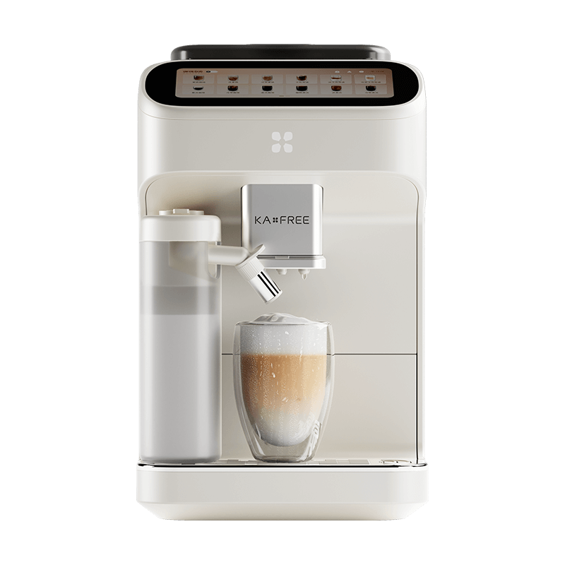 咖啡自由（KAxFREE）【新年礼物】咖啡机 家用全自动咖啡机现磨冷萃意式 大屏触控 双温双萃 SF1 Max 月白