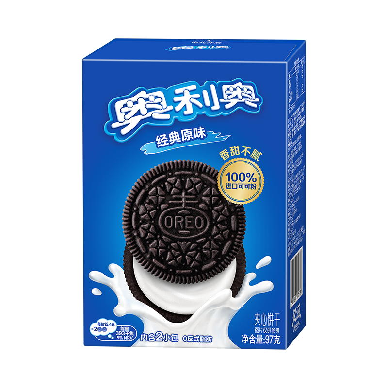 �����£�Oreo��ԭζ���ı��� С�ֺ����������ʳ�칫�������97g