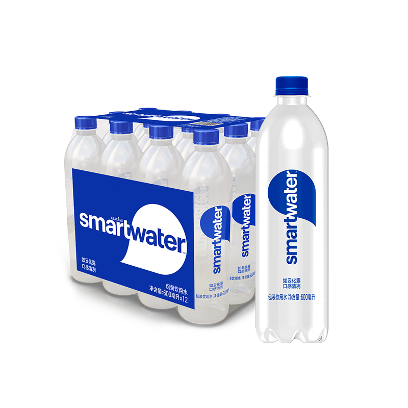 ڲɿڿSmartwater˼Ȱͬʱˮ װˮ ˮ600ml*12ƿ 