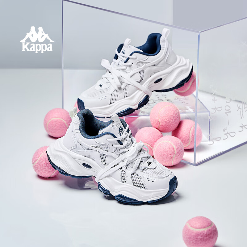 KAPPA卡帕 休闲运动鞋女款 购物金到手230 得物299 货号：K0E45MC46CJ - 线报酷
