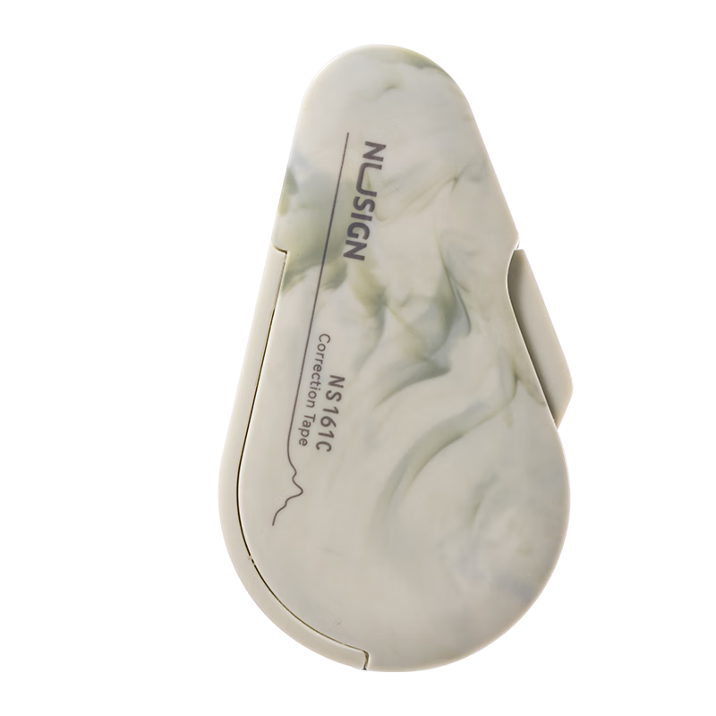 紐賽(NUSIGN)按動(dòng)密封門修正帶 耐摔便攜可換芯涂改帶改正帶隱形 6m綠 NS161C-1【熱門商品】得力旗下高端品牌