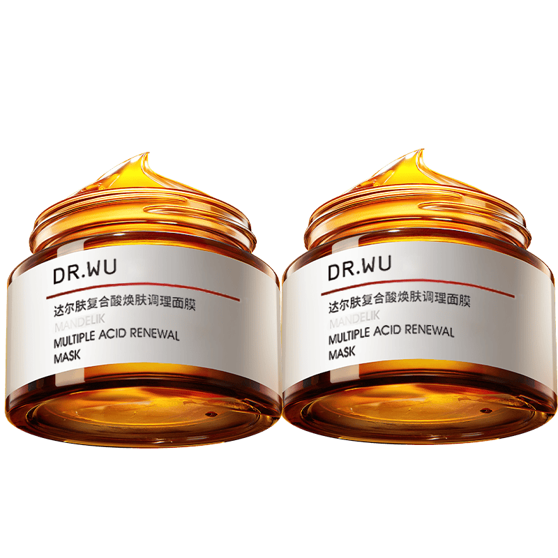 达尔肤（DR.WU）复合酸调理抗痘面膜（50g*2） 果酸水杨酸收毛孔母亲节礼物
