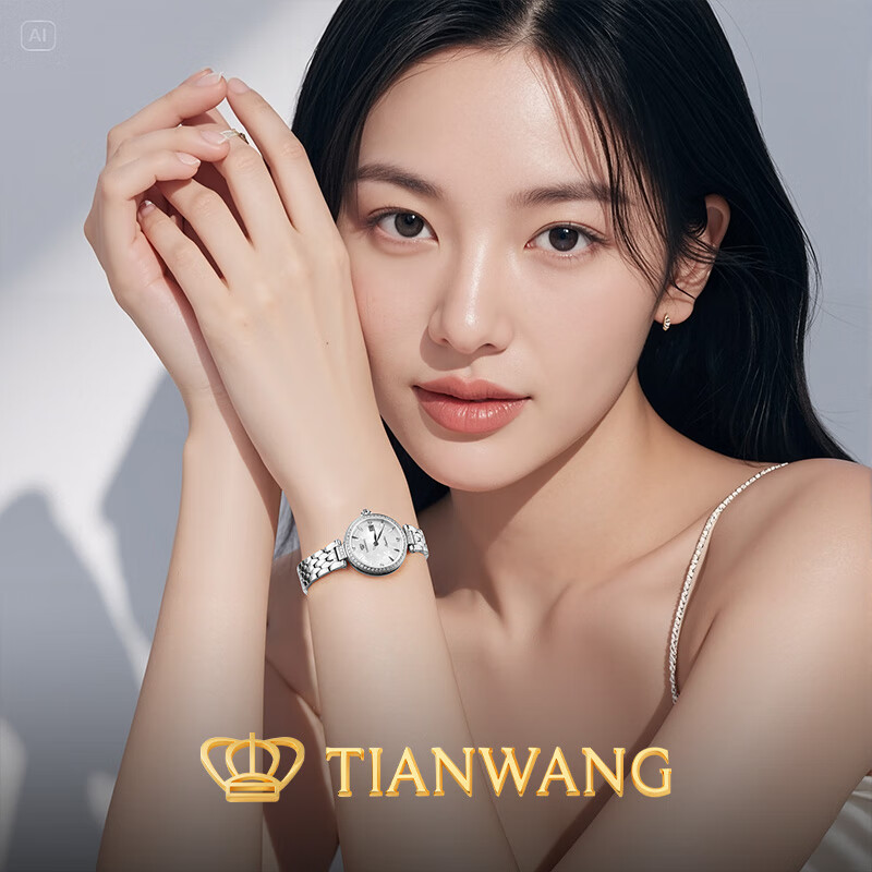 天王（TIAN WANG）手表女 生日礼物小花瓣钢带石英表LS31367S.D.S.W