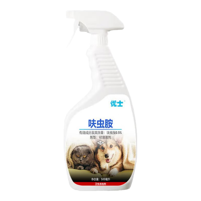 優(yōu)士跳蚤藥床上家用非無毒滅殺虱蜱蟲去除跳蚤噴霧貓狗蟑螂專用殺蟲劑 1瓶
