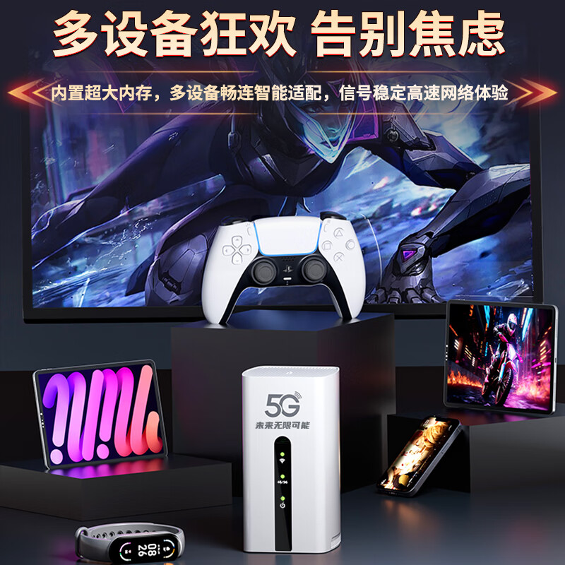 圣凡杜5g随身wifi6便携式无线移动cpe路由器千兆双频免插卡2025款无限流量网卡车载办公户外直播十大排名 【5G顶配版】CPE Pro,信号增强性能爆发