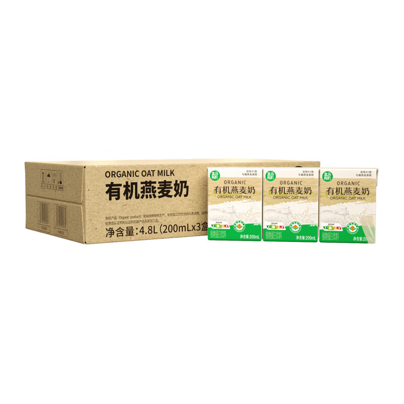 盒马 有机燕麦奶 200ml*24盒 200mL*24盒 箱装