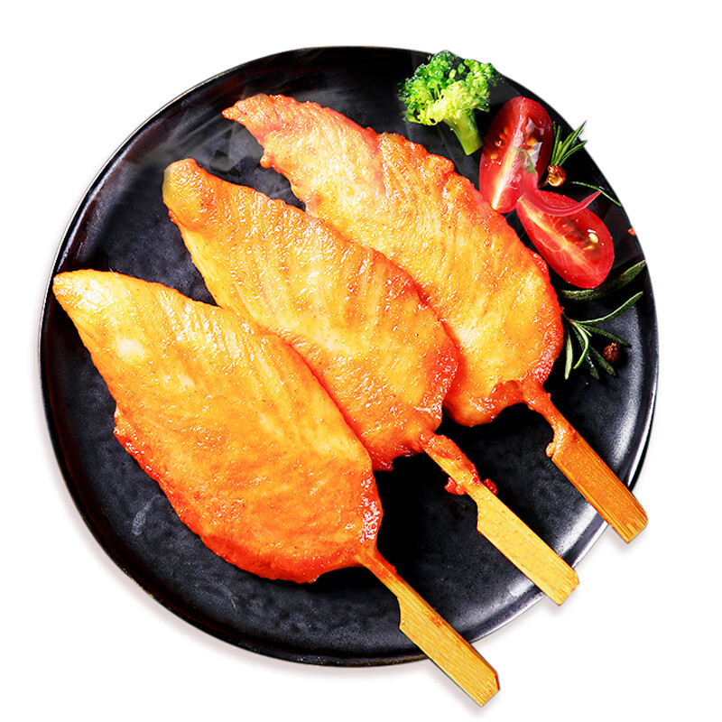泽众(zezon)川香鸡柳烧烤肉串鸡肉串半成品鸡胸肉空气炸锅食品 清真川香鸡柳960g