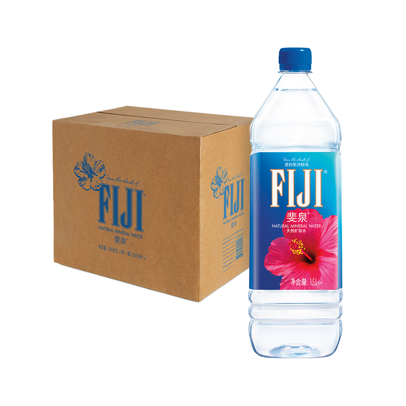 斐泉（fiji）斐濟原裝進(jìn)口 斐泉（FIJI） 天然礦泉水1.5L*12瓶 整箱