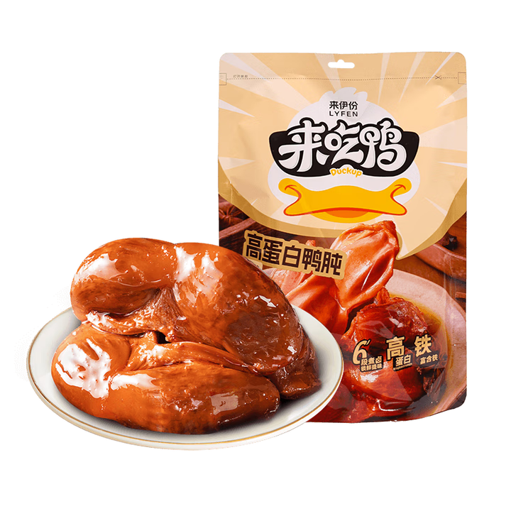 来伊份高蛋白鸭胗鸭肫250g卤味熟食鸭货肉干肉脯下酒菜解馋休闲零食