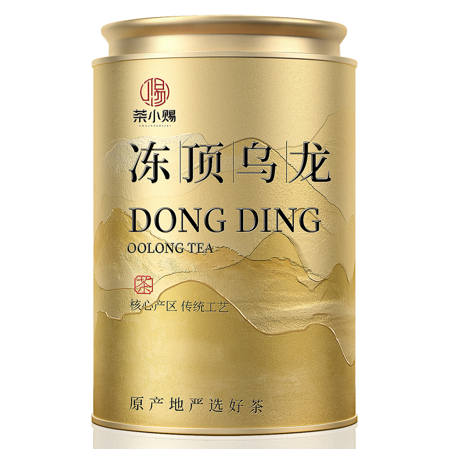 茶小赐茶叶 冻顶乌龙茶 特级台湾高山原产浓香耐泡型可冷泡罐装100g