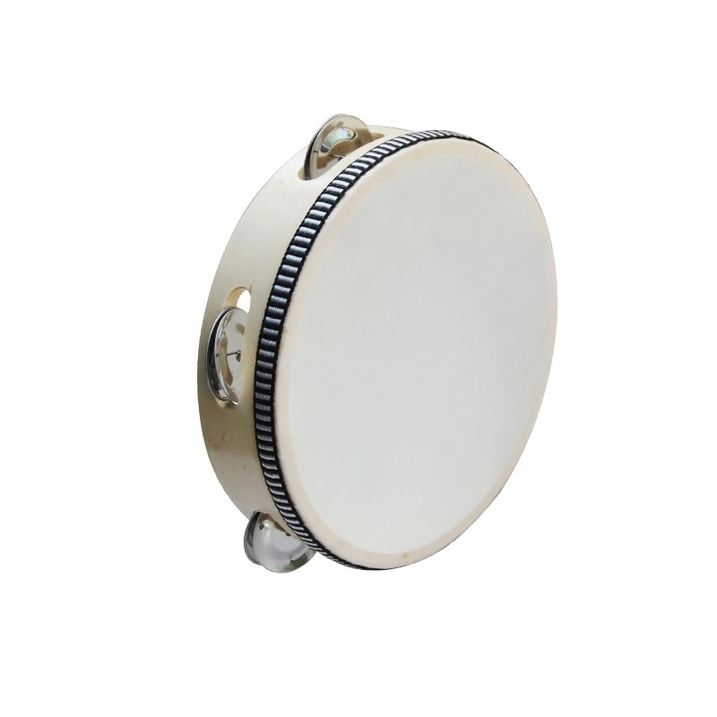 奥尔夫铃鼓手拍鼓儿童舞蹈表演手鼓打击乐器仿羊皮手铃鼓 幼儿园音乐