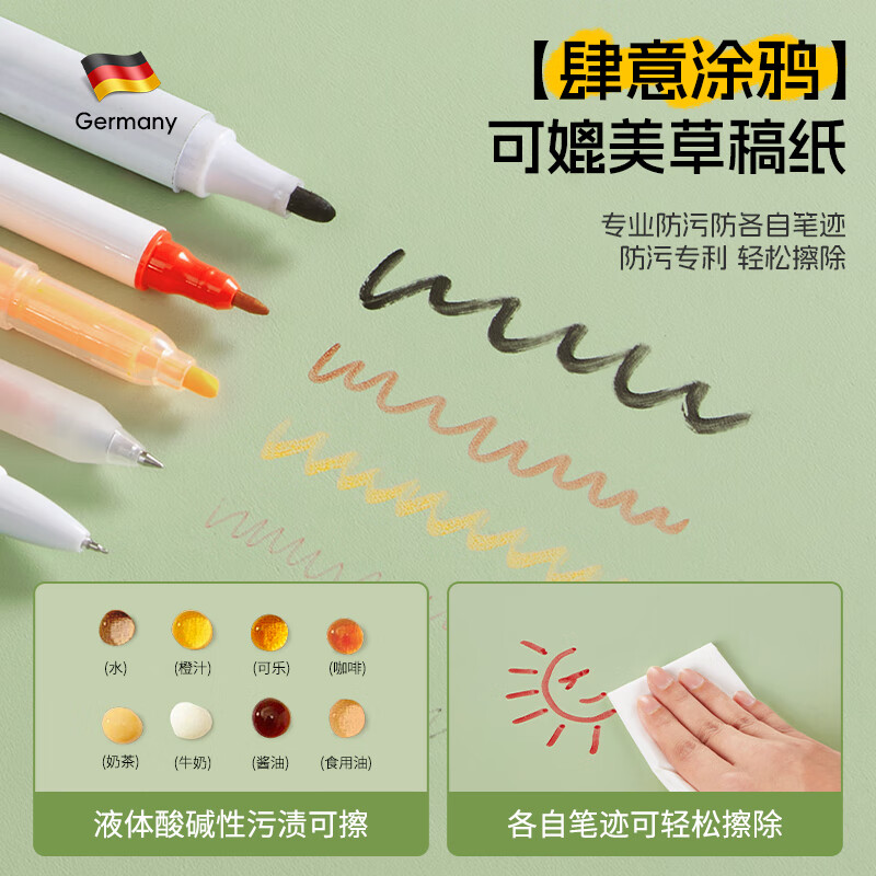贝悦书桌垫学生护眼桌垫子儿童学习专用写字台面保护垫防水防污可擦洗 茉香奶绿【任意污渍皆可擦】 60*120CM
