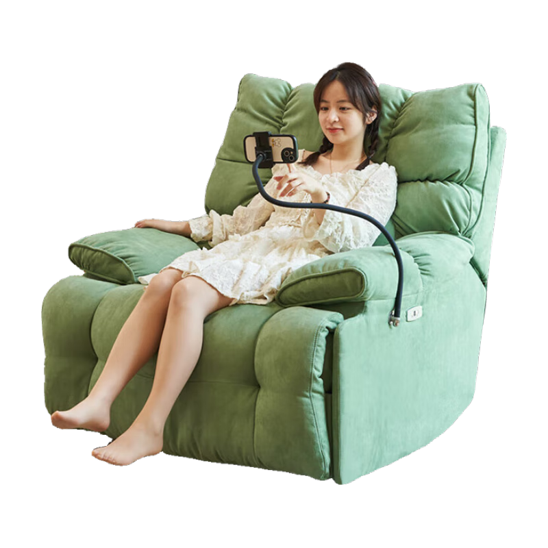 牧席云朵懶人沙發(fā)可睡覺可躺臥太空椅智能零重力功能按摩電動(dòng)單人沙發(fā) 含手機(jī)支架版【顏色備注序號(hào)】 【手動(dòng)標(biāo)配】躺+搖+旋轉(zhuǎn)360°