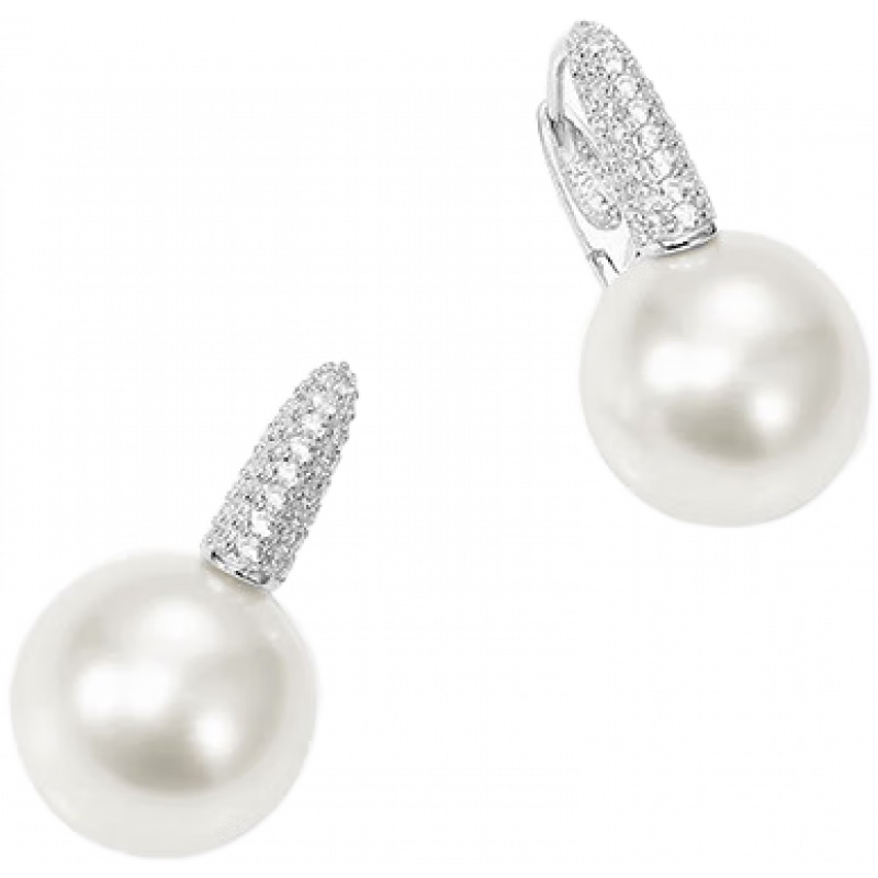 ZEGL輕奢人造珍珠耳扣耳環(huán)女耳釘法式小香風(fēng)氣質(zhì)獨(dú)特春季耳飾 法式珍珠耳扣