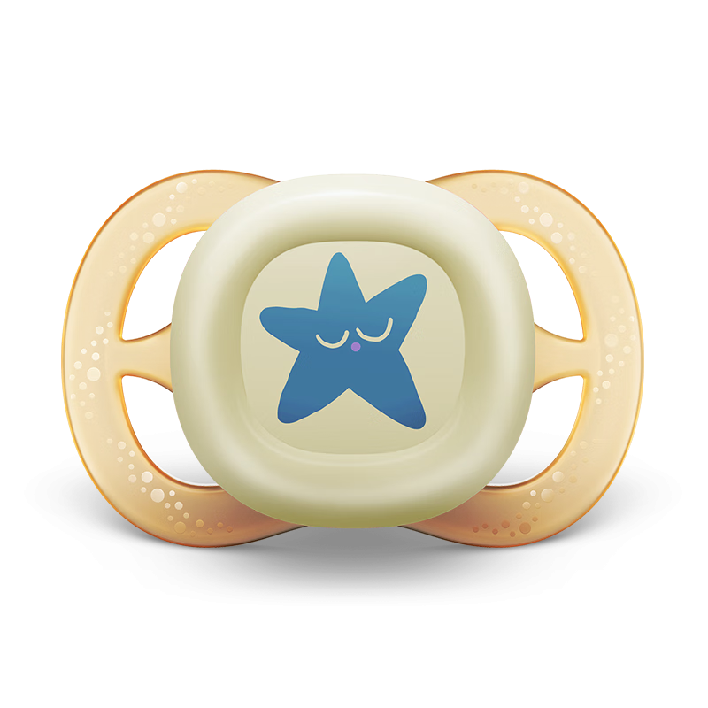 新安怡（AVENT）飛利浦新安怡 安撫奶嘴新生嬰兒寶寶哄睡防脹氣進口硅膠0-2個月