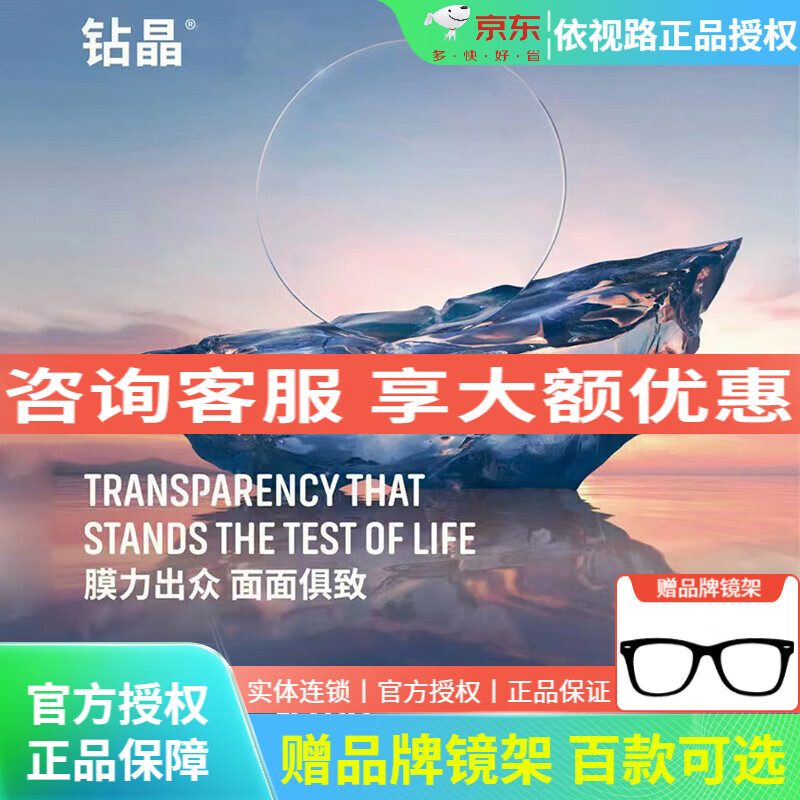 ����·��ESSILOR���꾧Ĥ��/Ĥ��/������A4������ ��ɫ�侵���������۾�Ƭ 2Ƭ 1.60�꾧Ĥ�¡����ܾ�ѡ� �� �Ѳľ���