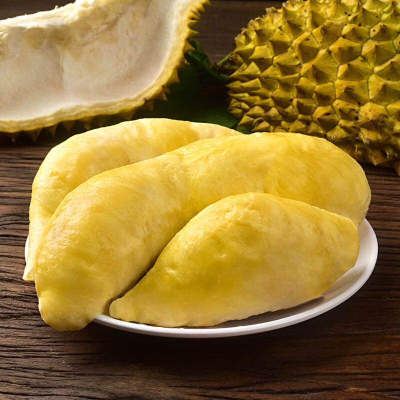 泰国金枕榴莲肉1000g液氮冷冻保鲜独立包装方便即食自然树熟批发 金枕榴莲肉1000g【净重500g*2】