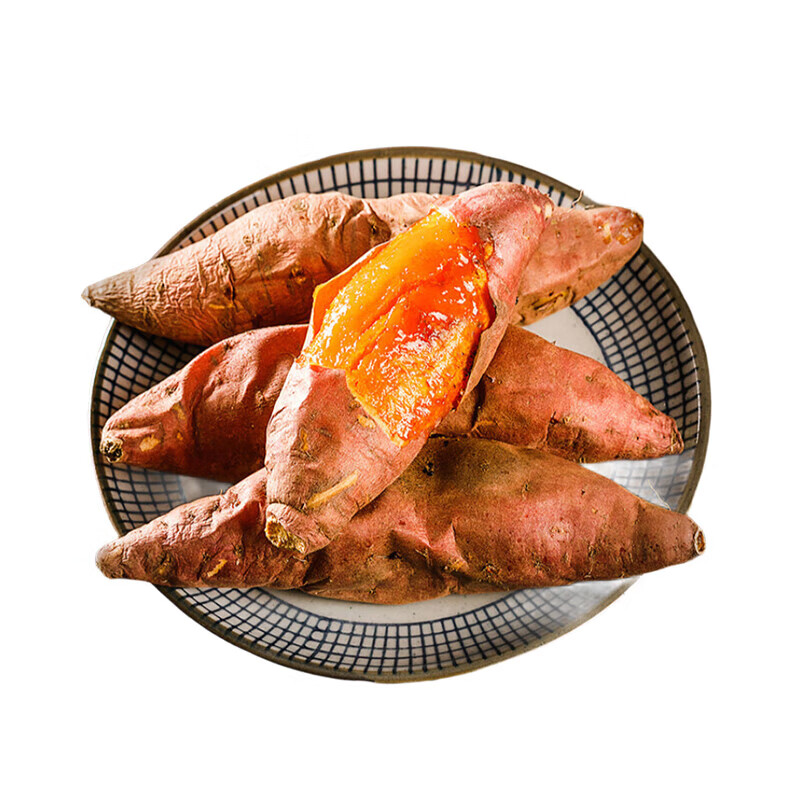 果食鲜丰山东烟薯25号蜜薯红薯糖心地瓜烤红薯新鲜蔬菜烤地瓜 净重4.5斤【单果100g+】