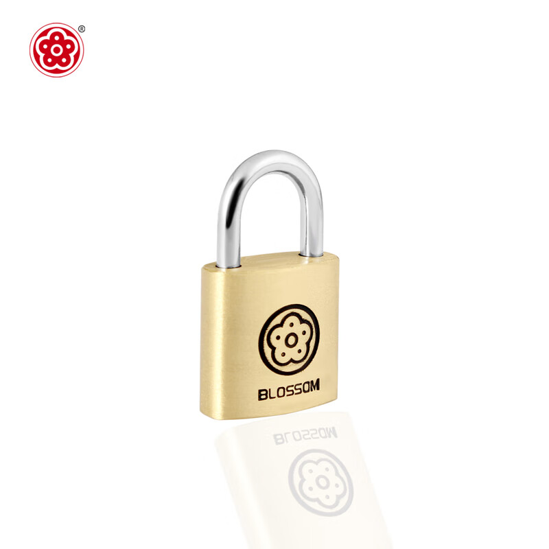 梅花（BLOSSOM）雅圆铜挂锁20MM 抽屉锁箱包锁 宿舍柜门锁BC9020