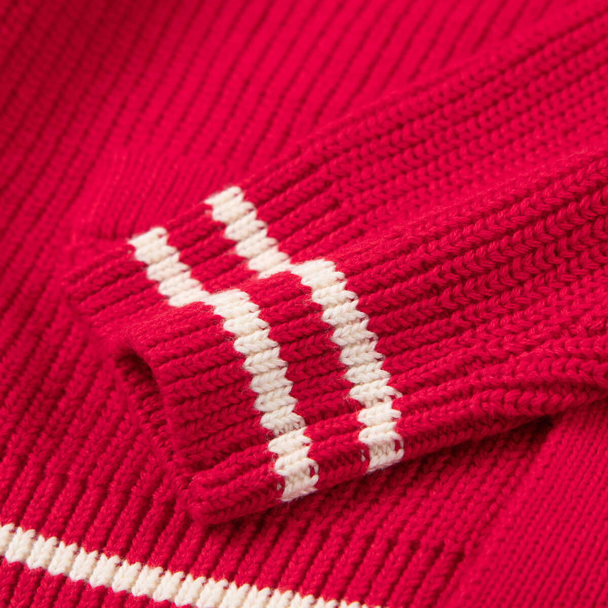 暇步士(Hush Puppies)童装儿童男大童2025秋季新款时尚童趣贴布绣马术系列开身线衣 经典红 130 cm