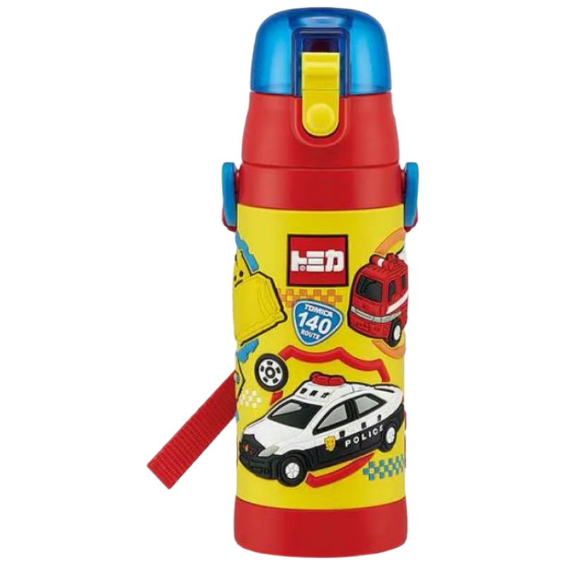 SKATER保温杯 卡通3D直饮不锈钢保温瓶 保冷专用480ml 多美卡