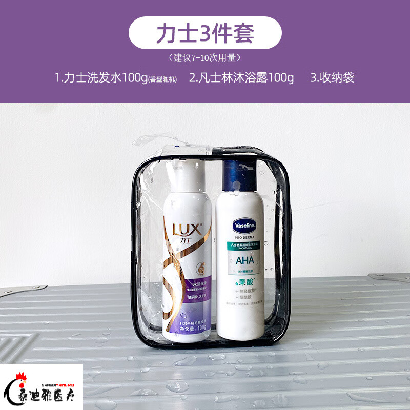 洗漱套装三件套医用 旅行洗护用品洗发浴露便携其它口腔护理产品 力士3件套