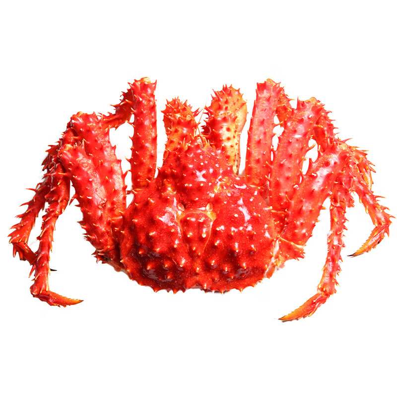 晶彩甜园智利进口鲜活熟冻帝王蟹海鲜帝皇蟹生鲜请客吃饭大餐高端食材整只2-2.2斤源头直发包邮
