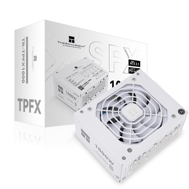 ����thermalright���1000W TR-TPFX1000-W ATX3.1��Դ �׽�ȫģ�� ԭ��PCIE5.1 ȫ��ϵ���� SFX 1000W��Դ 809Ԫ