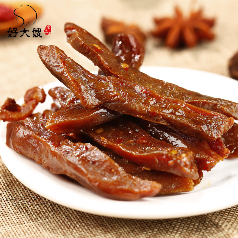 好大嫂手撕鸭肉干 风干香辣肉脯 宿舍零食网红真空包装特产即食 香辣