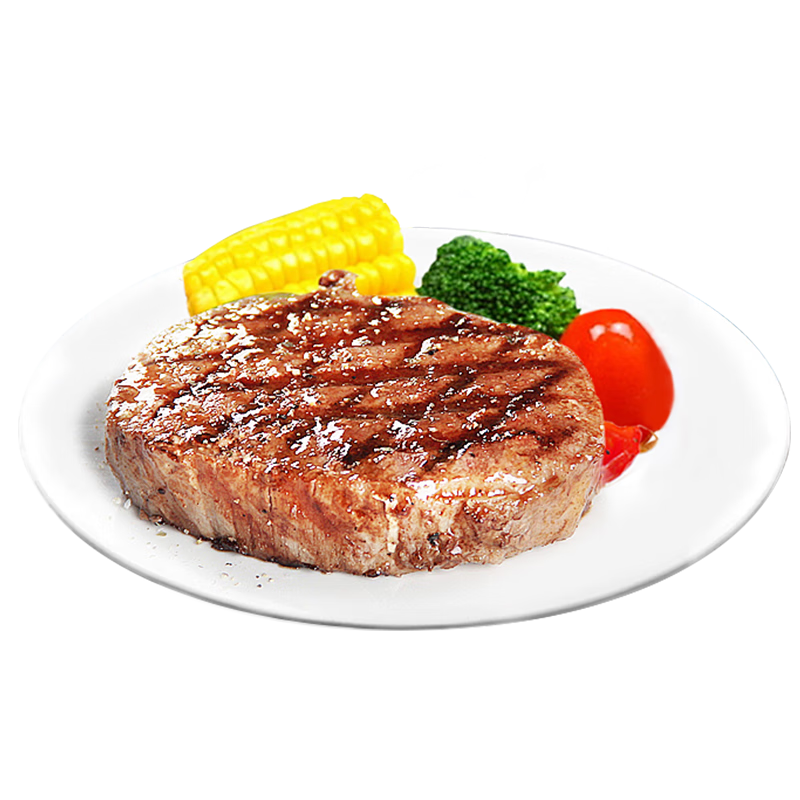 宝润德牛排 腌制牛排 牛肉 烤肉 肉饼 黑胡椒酱 菲力牛排 整切牛排 整切菲力牛排100g*10片