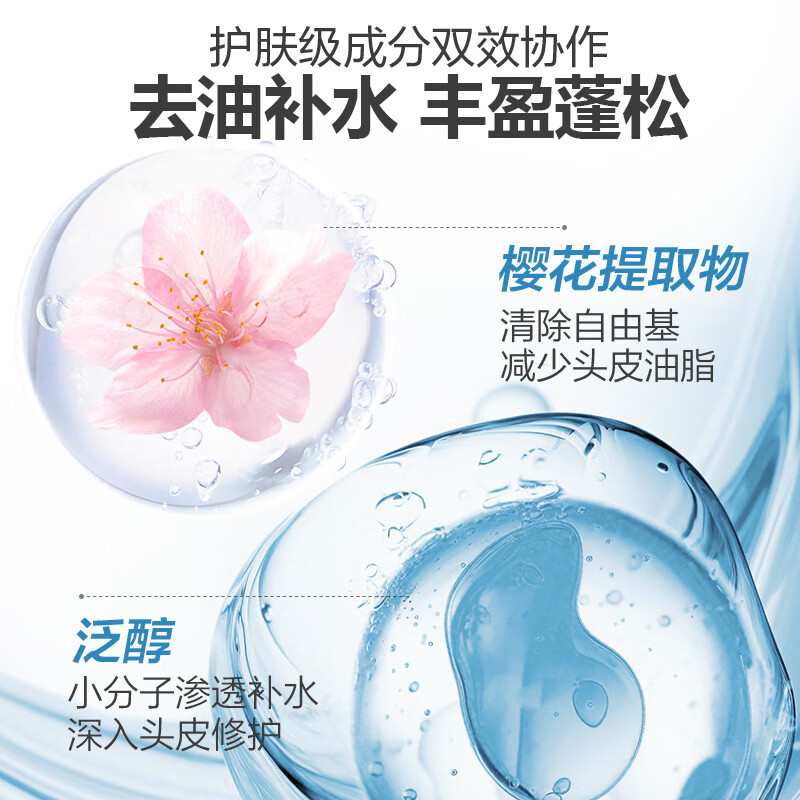 阿道夫洗发水沐浴露套装 香氛洗发露祛屑蓬松控油舒缓留香洗头膏 男女士 祛屑蓬松洗发518ml+免蒸发膜500g
