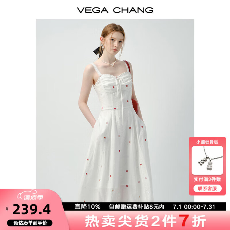 VEGA CHANG��������ȹŮ2025�¿��ļ���ʽ���������黨ϵ����ȹ�� �ϼ��� S