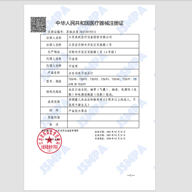 鱼跃（yuwell）臂筒式血压计 血压仪家用医用 高精准血压测量监测仪器送长辈送礼 【院线同款臂筒式】全功能旗舰YE698