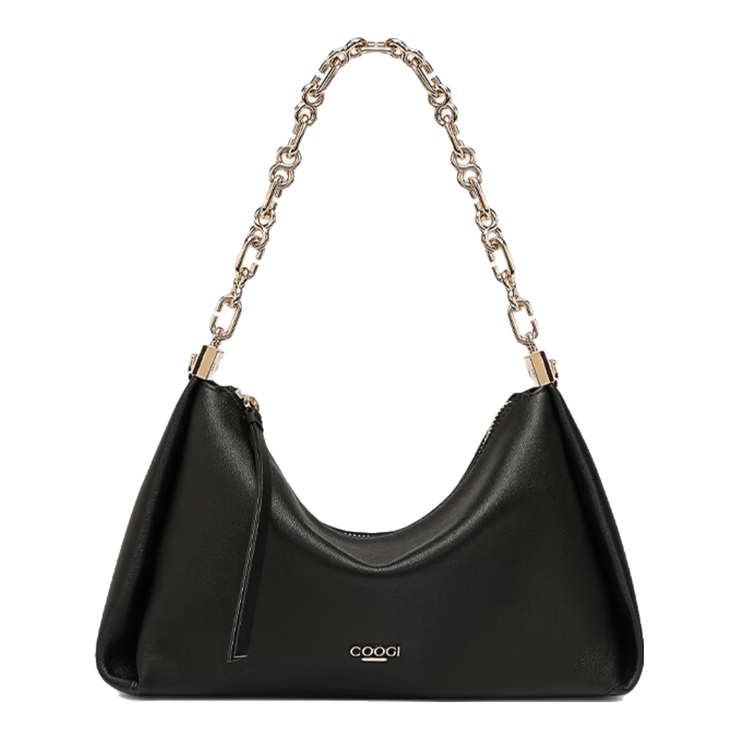 COOGI包包女2025年新款轻奢品牌腋下单肩包圣诞节生日礼物送女友老婆 黑色
