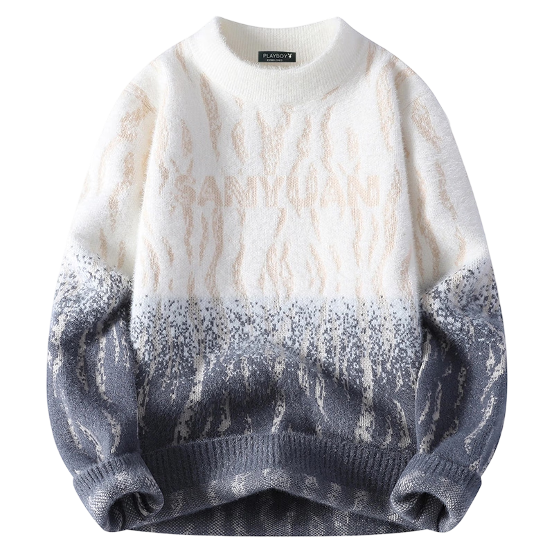 �������ӣ�PLAYBOY��ë����ʿ��������֯���������ˮ���޼Ӻ�ů���·� �װ� XL 133Ԫ