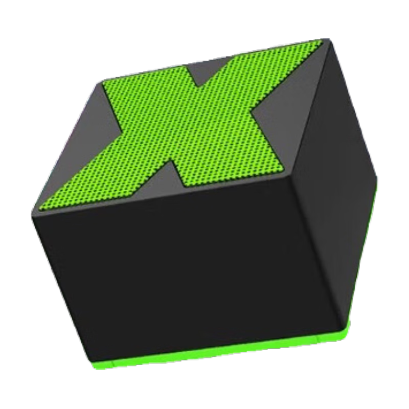 【3D立体音】汽车蓝牙音箱无线低音炮basix迷你车载户外音响便携 电光绿