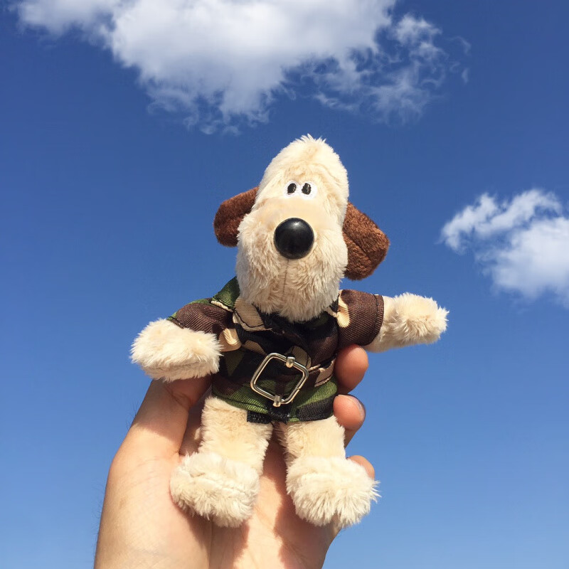 clcey变装小狗挂件潮酷萌可爱创意公仔学生情侣书包包车钥匙扣挂件