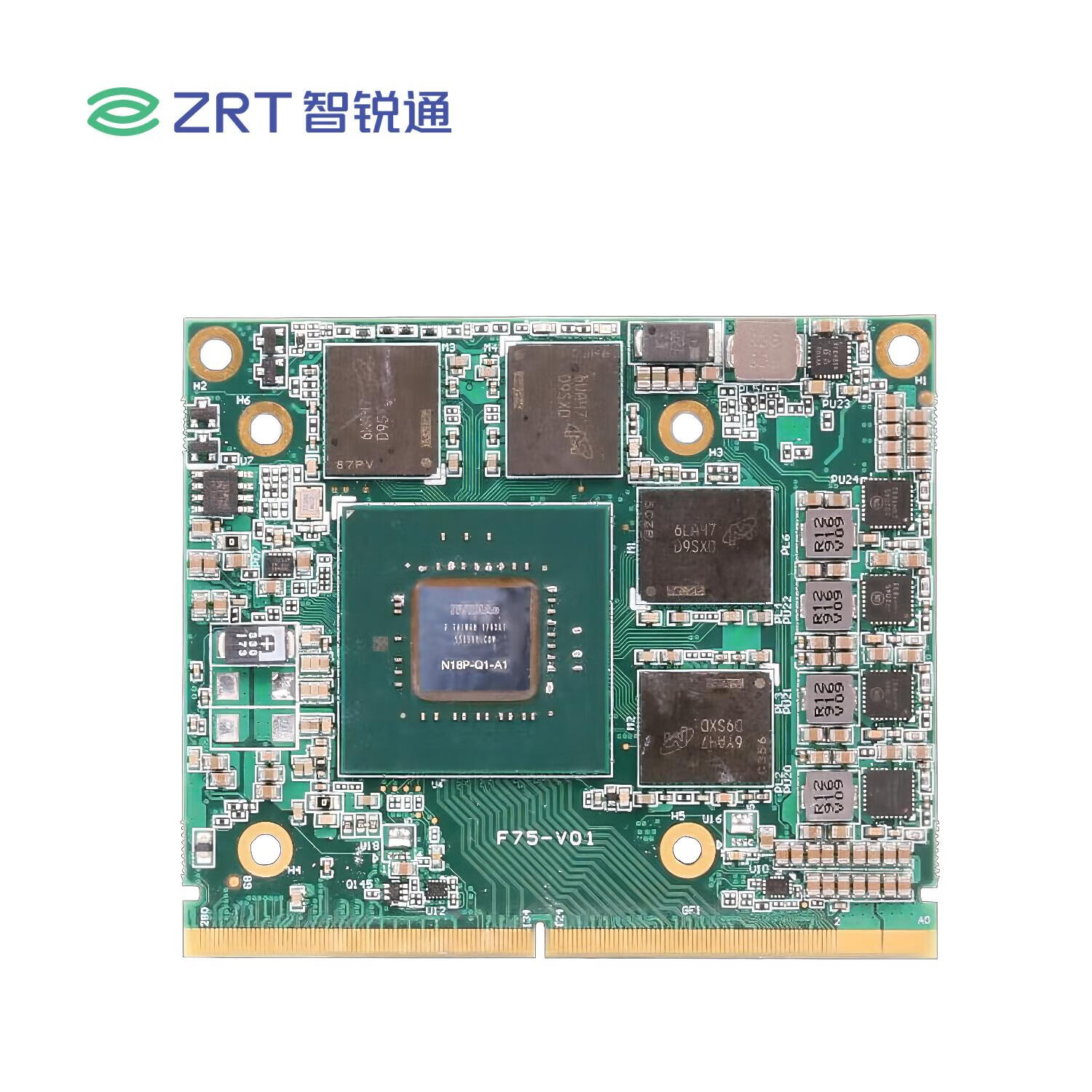 智锐通NVIDIA Quadro P1000m 4G 128bit GDDR5 256*32 4DP MXM Type A设备专业图形视频图像处理显卡