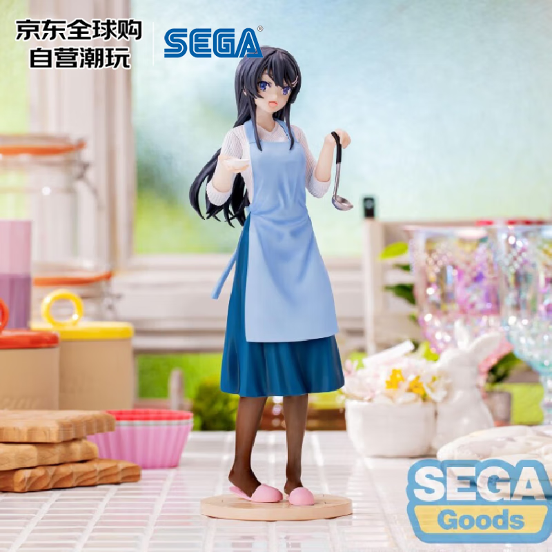SEGA FAVE世嘉 青春猪头少年 樱岛麻衣 围裙 景品手办 男生礼物圣诞礼物