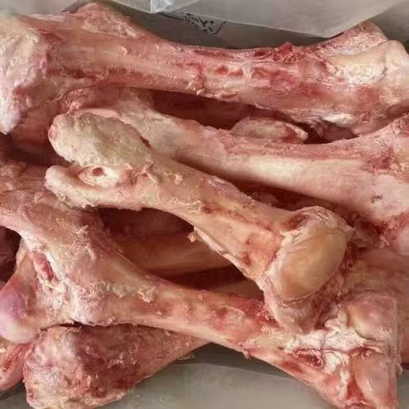 牛棒骨生鲜50斤黄牛新鲜牛大骨现杀国产牛棒骨商用腿 牛棒骨光骨【对切20斤装】
