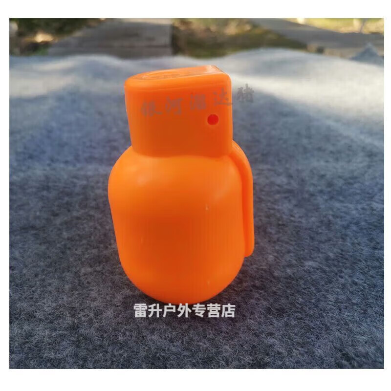 宰搂模拟手榴训练弹桔色轻822橡胶模型橘色教练塑料催泪模型 黑色2代260克4个