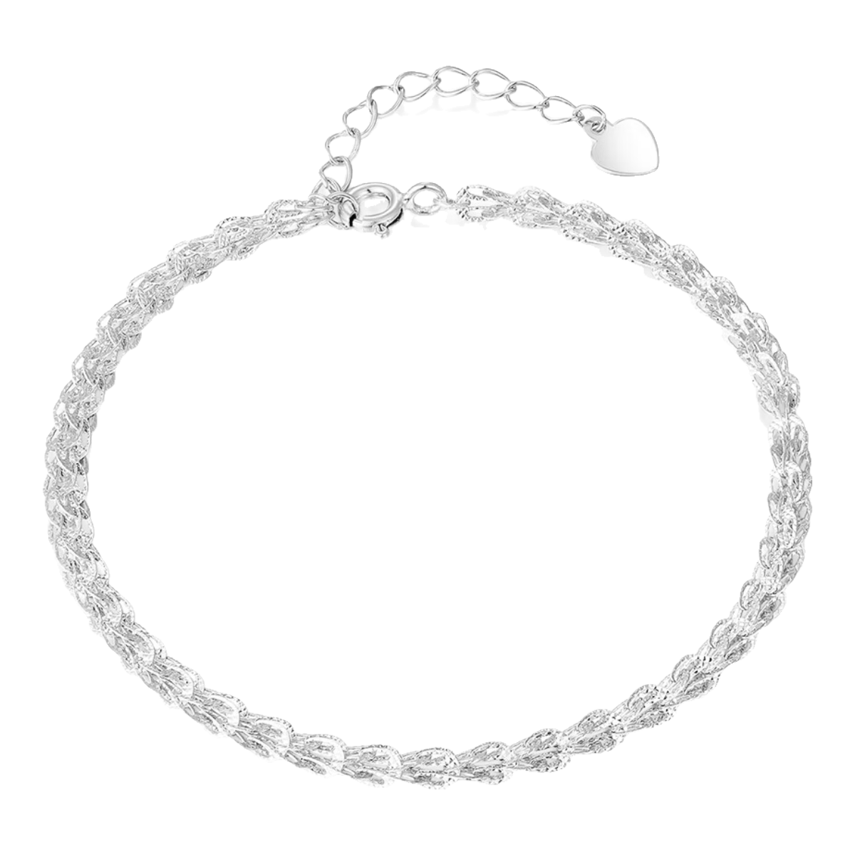 夢金園鳳尾車花s925銀手鏈女復古時尚情侶手飾品送女友生日七夕禮物 銀色鳳尾手鏈/鏈長19cm