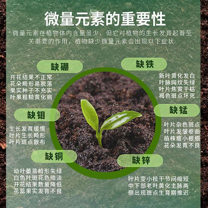 花花与我花花与我 海藻寡糖全微量元素 打破僵苗 防止黄化病 花卉绿植通 海藻寡糖全微量元素25g*3瓶